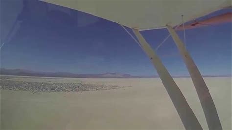 Kitfox Landing At Burning Man Airport Youtube