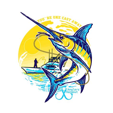 Premium Vector Fishing Marlin Vector Illustration