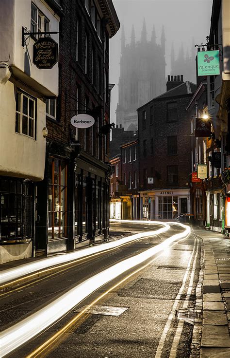 Rush Hour In The City Of York England On A Misty Morning Photograph