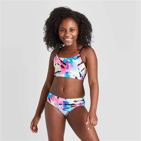 Justice Girls Reversible Bikini 2 Piece Swim Set Danielaboltres De