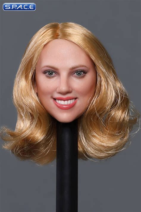 1 6 Scale Scarlett Head Sculpt Gold Blonde Hair S P A C E Space Figuren De