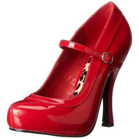 12, sotto piede morbido color carne e suola antiscivolo. Rosso Vernice 12 cm PRETTY-50 Scarpe Décolleté Tacco Basso