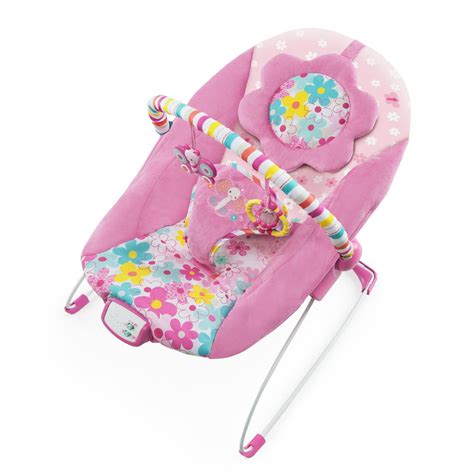 Bright Starts Pretty In Pink Butterfly Cutouts Bouncer