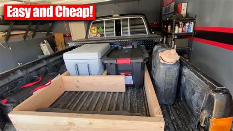 Toyota Pickup Diy Homemade Truck Bed Organizer Cheap And Simple