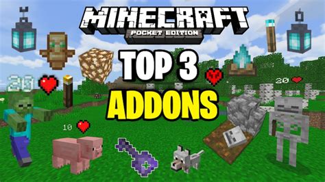 Top 3 Addons Mods Para Survival Minecraft Pe 1160 Y 1161pack De