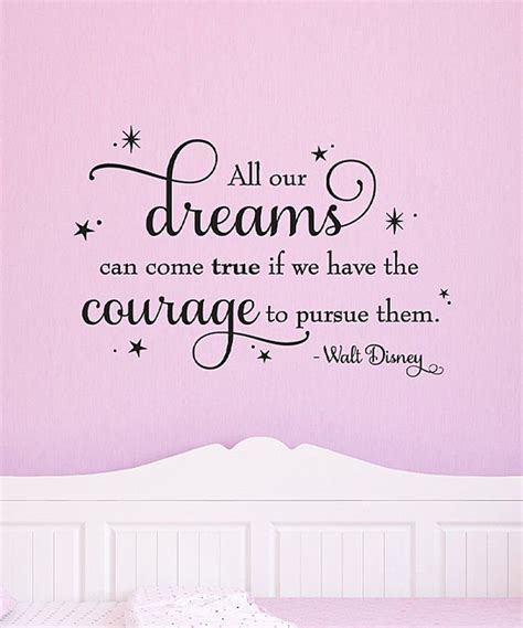 Wall Quotes By Belvedere Designs Black Dreams Take Courage Wall
