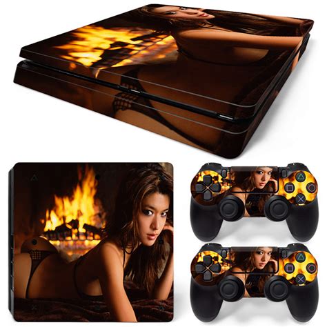 Nude Girl With Game Controllers