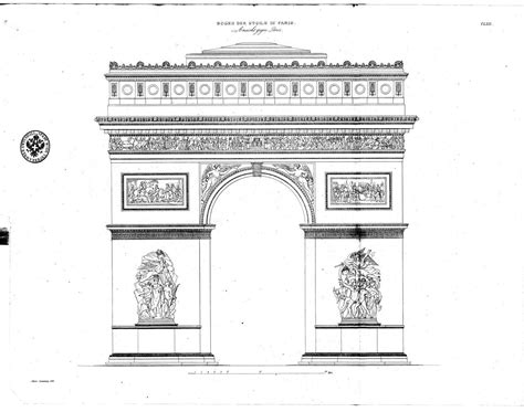 Arc De Triomphe Structure Plans