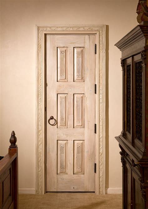 Door In Carved Surround La Puerta Originals Rustic Doors Interior