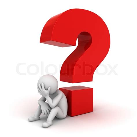 I saw the chicken (or was it the rooster. Person Thinking With Question Mark | Free download on ...
