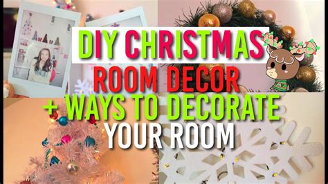 Diy Christmas Room Decor Ways To Decorate Your Room Youtube