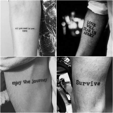 Tattoo Quotes For Men Short And Meaningful Quote Tattoos For Guys