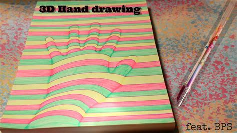 All you will need is a pen, pencil. How to draw a 3D hand ft. BornPrettyStore Dazzle pen - YouTube