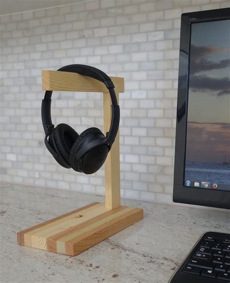 Wood Headphone Stand Headset Stand Headphone Holder Headset Holder