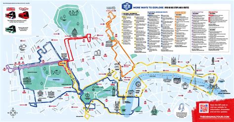 Map of London tourist attractions sightseeing tourist tour Mapa londinense Mapa turístico