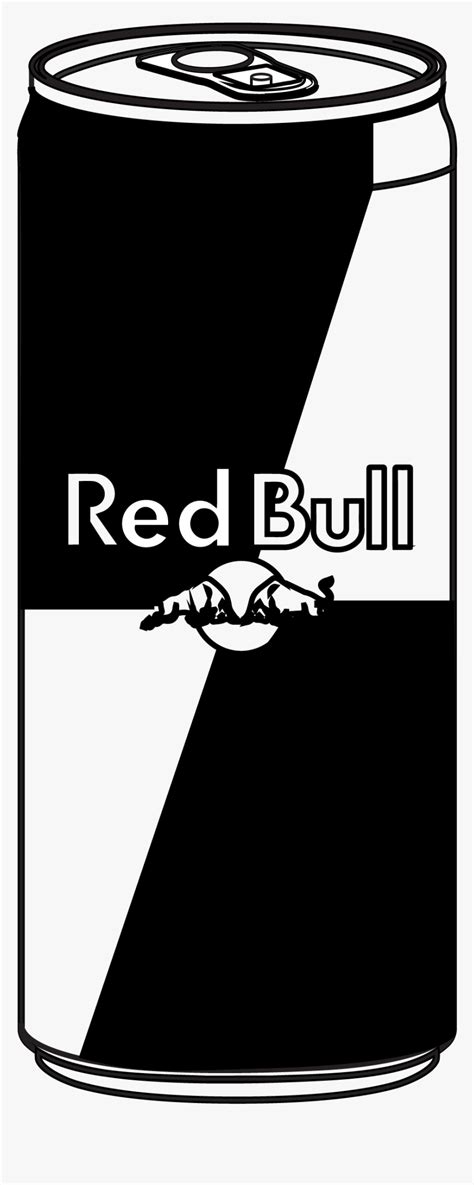 43 Red Bull Logo Black And White Png