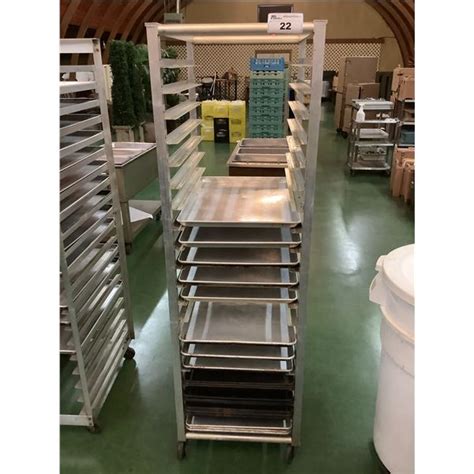 Rolling Bakers Rack With 21 Trays