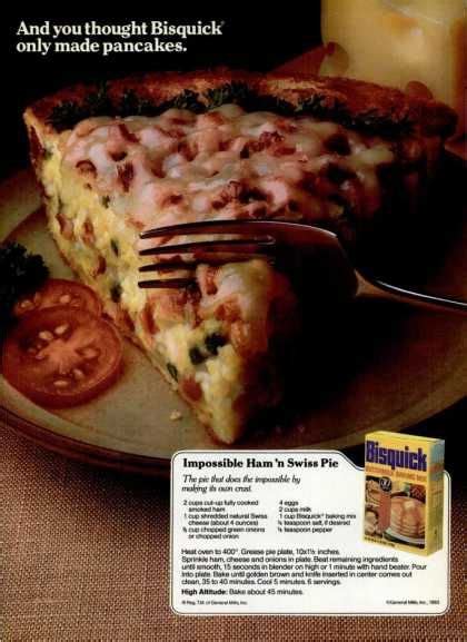 Vintage Food Advertisements Of The 1980s Retro Recipes Bisquick