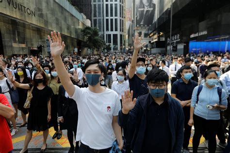 hong kong protests man 70 killed after being struck on head by hard object london evening