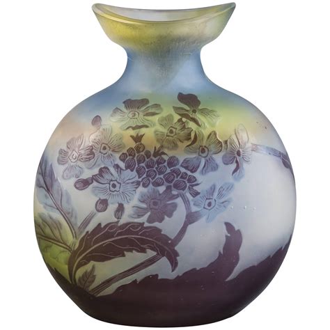 Galle Cameo Glass Vase Circa 1900 For Sale At 1stdibs Galle Signature Galle Vase Signature