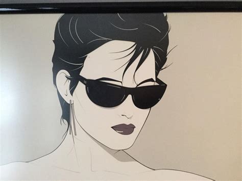 Framed 1983 Patrick Nagel Signed Serigraph Mirage Edition Sunglasses 1858177067