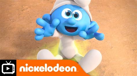 The Smurfs Baby Gets A Diaper Daddy Nickelodeon Uk Youtube