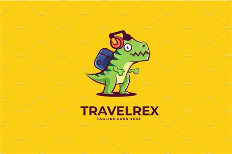 Dinosaurs Logo Design Branding And Logo Templates ~ Creative Market