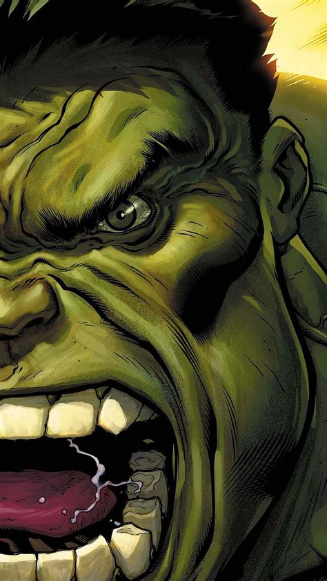 The Hulk Screaming Illustration Android Hulk Smash Hd Phone Wallpaper