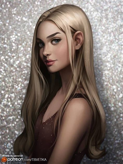 Blonde By Tsvetka On DeviantArt In 2020 Blonde Hair Girl Digital Art