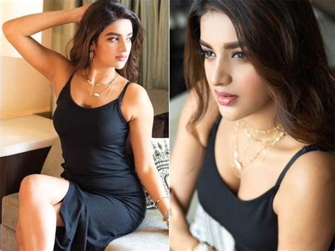 Hotness Alert Nidhhi Agerwal Is A Blonde Bombshell On The Couch