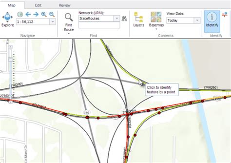Identifying Features—esri Roads And Highways For Server Arcgis
