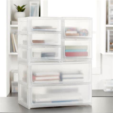 Best Stacking Organisers The Container Store Shimo Organiser With