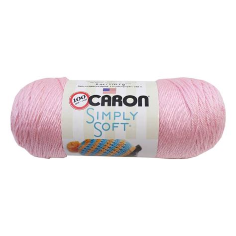 Caron Soft Pink Simply Soft Aran Yarn 170g Hobbycraft
