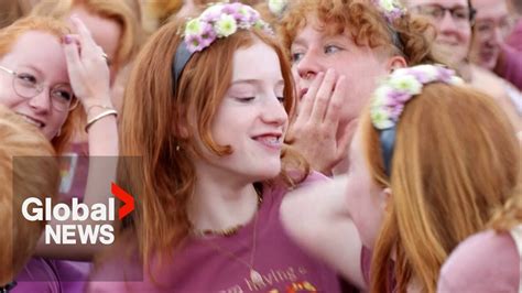 Redheads Gather In Netherlands For Festival Celebrating Their Hair Colour “i Dont Feel Alone