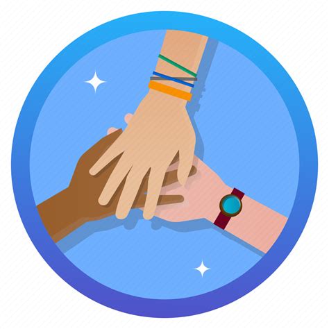 Badge Friends Hands Hands1 Shakhands Unity Icon Download On