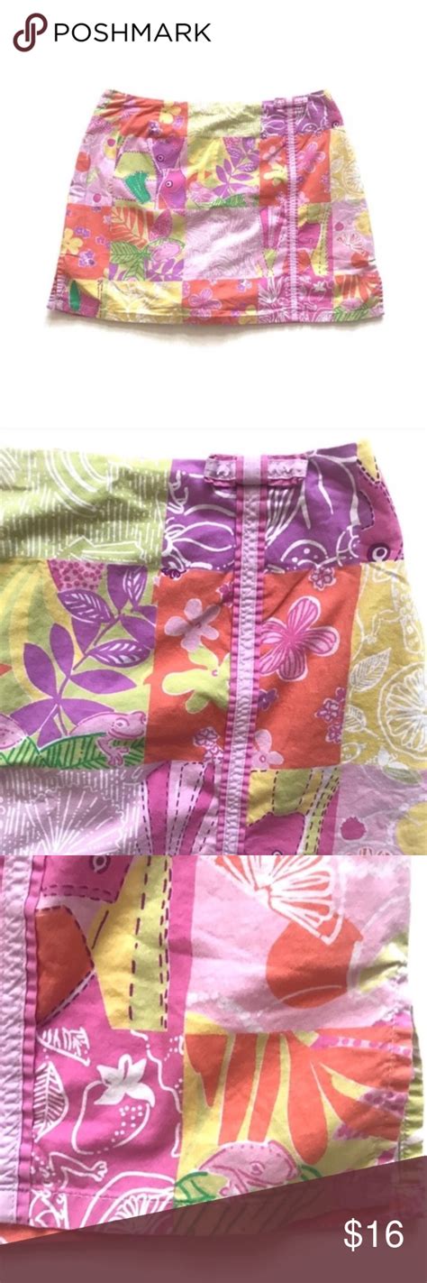 Lilly Pulitzer Patchwork Skort Lilly Pulitzer Patchwork Skirt Skort