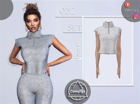 Set 052 Vest By Camuflaje At Tsr Sims 4 Updates