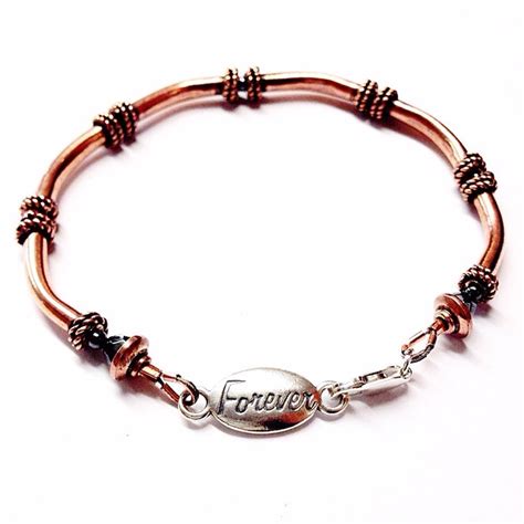 Copper Bracelet Women 7th Anniversary T Copper Jewelry Etsy