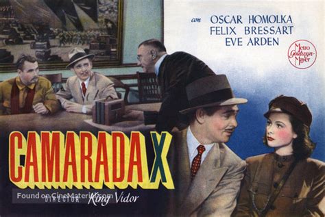 Comrade X 1940 Spanish Movie Poster