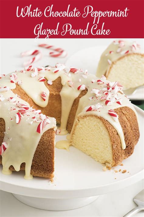 Vanilla pound cake is a classic recipe that's sweet, dense, and incredibly easy to make with simple vanilla pound cake is a classic recipe dating all the way back to the 18th century, made. White Chocolate Peppermint Glazed Pound Cake | Pound cake, Christmas pound cake recipe, Cake ...
