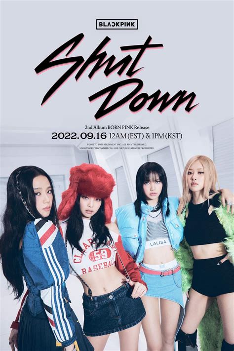 Blackpink ‘shut Down Title Poster Black Pink Photo 44582691 Fanpop