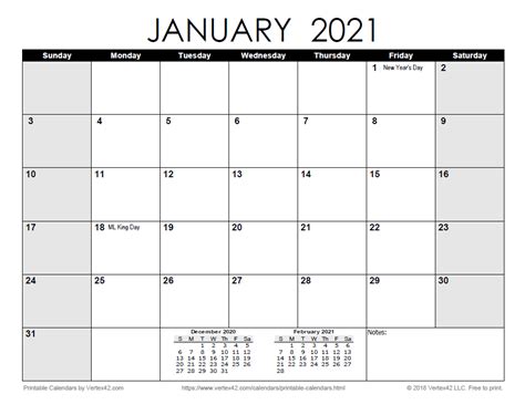 This monthly calendar will give you enough room to type your schedules for each day quickly. Free Printable Calendar - Printable Monthly Calendars