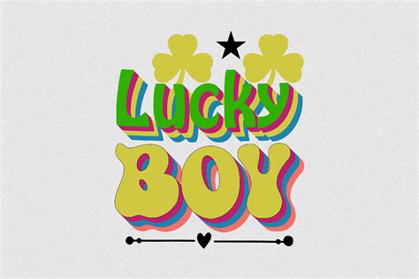 Lucky Boy Graphic By Svgart · Creative Fabrica