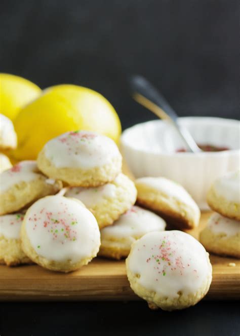 The german lemon heart cookies are traditional christmas cookies. Soft and Lemony Ricotta Cookies - Just a Little Bit of Bacon