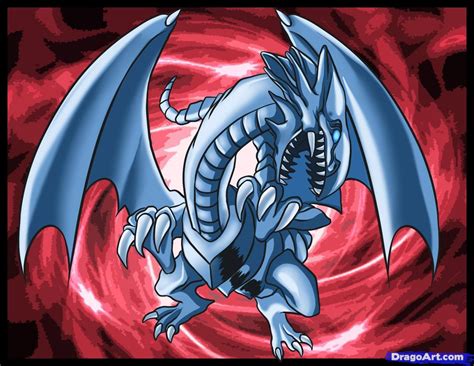 How To Draw Blue Eyes White Dragon Step By Step Cartoons White Dragon Drawings Dragon