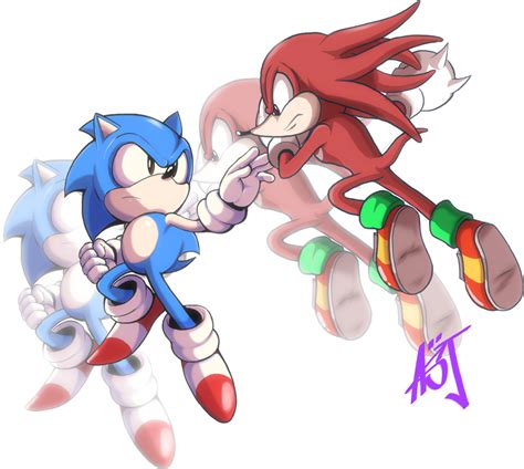 Download Sonic Vs Knuckles Sonic The Hedgehog Vs Knuckles Full Size