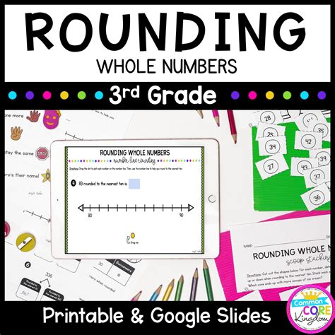 Rounding Whole Numbers 3rd Grade Math Common Core Kingdom