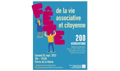 Fête De La Vie Associative Et Citoyenne Paris Centre 02 Septembre