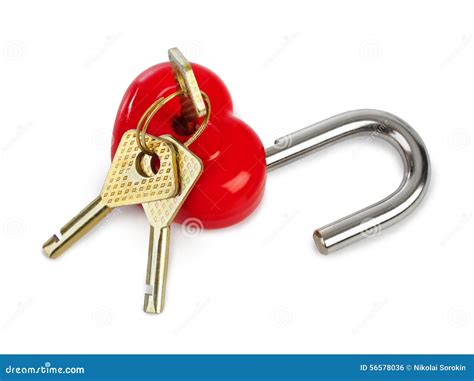Heart Shaped Lock And Keys Stock Photo Image Of Keys 56578036