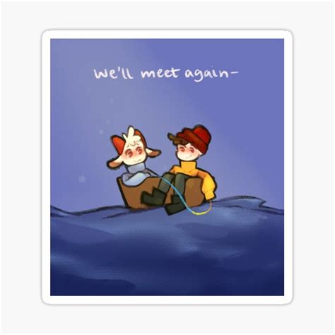 Schlatt And Wilbur As The Water Rises Sticker For Sale By Slenren